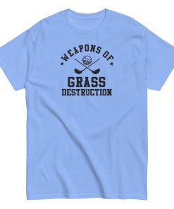 Weapons Of Grass Destruction Golf T-shirt