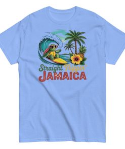 Jamaica Surf Turtle Tropical Beach Surfing T-shirts