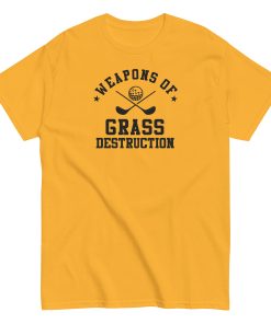 Weapons Of Grass Destruction Golf T-shirt