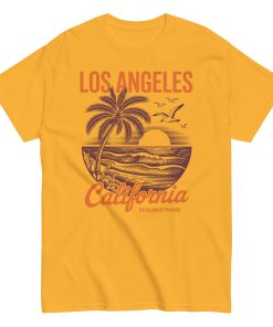 Los Angeles California Surfing Beach T-shirts