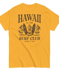 Retro Summer Hawaii Surf Club T-shirt
