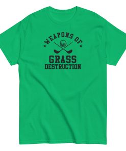 Weapons Of Grass Destruction Golf T-shirt