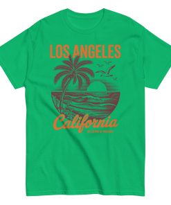 Los Angeles California Surfing Beach T-shirts