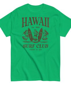 Retro Summer Hawaii Surf Club T-shirt