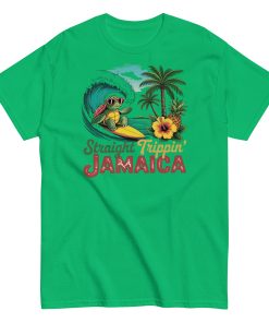 Jamaica Surf Turtle Tropical Beach Surfing T-shirts