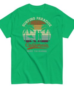 Surfing Paradise California T-shirt Surf Tee