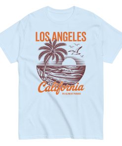 Los Angeles California Surfing Beach T-shirts