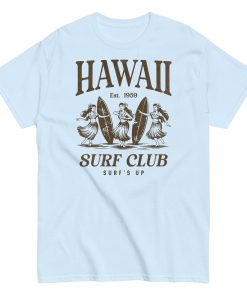 Retro Summer Hawaii Surf Club T-shirt