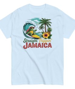 Jamaica Surf Turtle Tropical Beach Surfing T-shirts