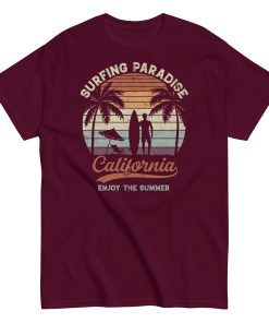 Surfing Paradise California T-shirt Surf Tee