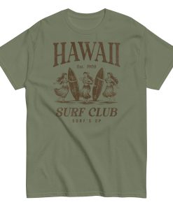 Retro Summer Hawaii Surf Club T-shirt