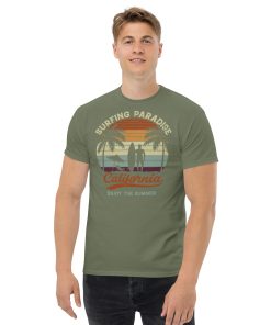 Surfing Paradise California T-shirt Surf Tee