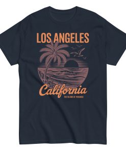Los Angeles California Surfing Beach T-shirts