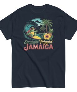 Jamaica Surf Turtle Tropical Beach Surfing T-shirts