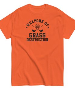 Weapons Of Grass Destruction Golf T-shirt