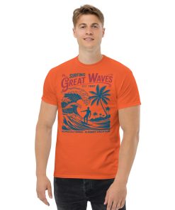 Surfing Great Waves Honolulu Hawaii T-shirt