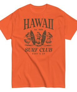 Retro Summer Hawaii Surf Club T-shirt
