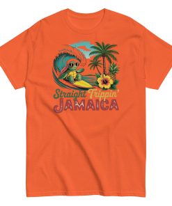 Jamaica Surf Turtle Tropical Beach Surfing T-shirts