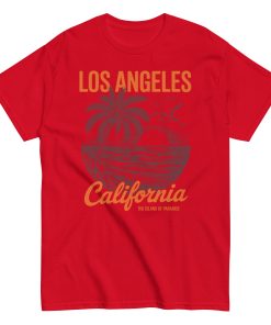 Los Angeles California Surfing Beach T-shirts