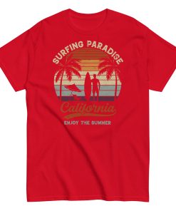 Surfing Paradise California T-shirt Surf Tee