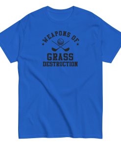 Weapons Of Grass Destruction Golf T-shirt