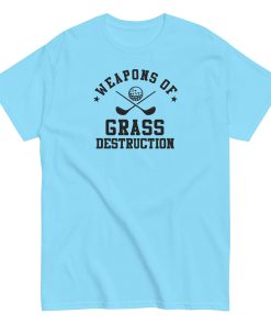 Weapons Of Grass Destruction Golf T-shirt