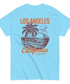Los Angeles California Surfing Beach T-shirts