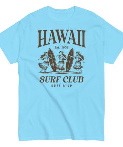 Retro Summer Hawaii Surf Club T-shirt