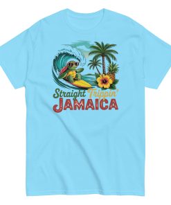 Jamaica Surf Turtle Tropical Beach Surfing T-shirts