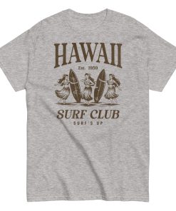 Retro Summer Hawaii Surf Club T-shirt