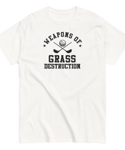 Weapons Of Grass Destruction Golf T-shirt