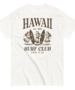 Retro Summer Hawaii Surf Club T-shirt