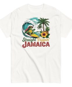 Jamaica Surf Turtle Tropical Beach Surfing T-shirts