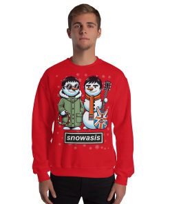 Snowasis Oasis Christmas Jumper Liam & Noel Gallagher Snowmen