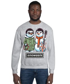 Snowasis Oasis Christmas Jumper Liam & Noel Gallagher Snowmen