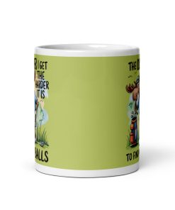 The Older I Get The Harder It Is To Find My Balls Golf Mug