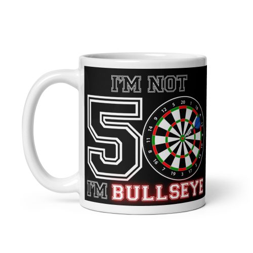 50th Birthday Mug For Darts players