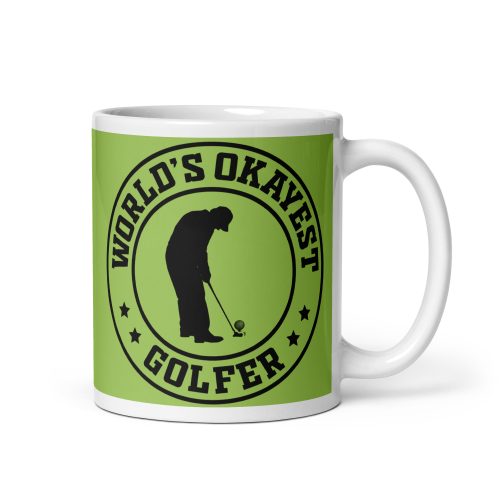 World’s Okayest Golfer Mug Golf Gift