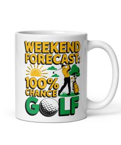 Weekend Forecast Golf Mug Gift For Golfers