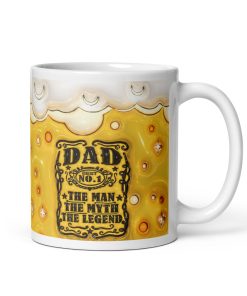 Dad Mug The Man The Myth The Legend Beer Mug