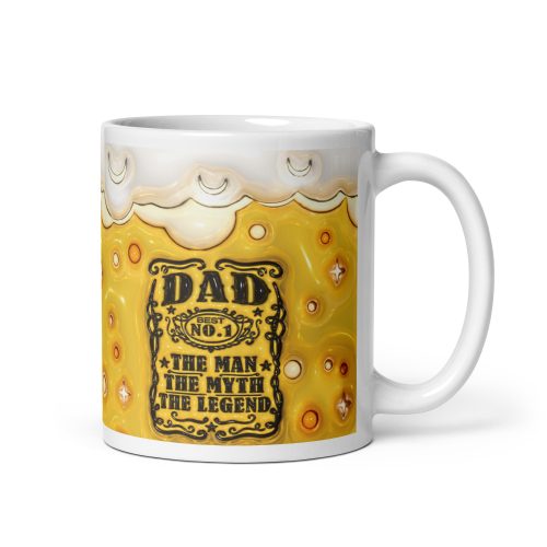 Dad Mug The Man The Myth The Legend Beer Mug