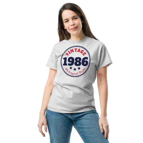 Vintage 1986 All Original Parts Retro T-shirt