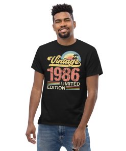 Vintage 1986 Limited Edition T-shirt 86 Birthday Gift
