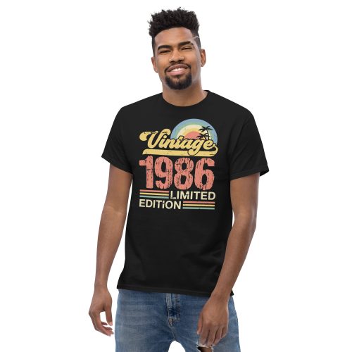 Vintage 1986 Limited Edition T-shirt 86 Birthday Gift