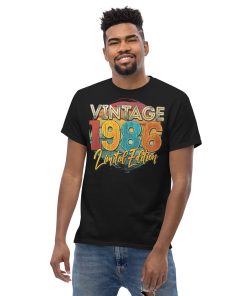 Vintage 1986 Limited Edition Birthday 86 T-shirt
