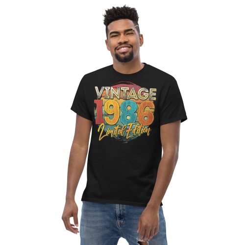 Vintage 1986 Limited Edition Birthday 86 T-shirt