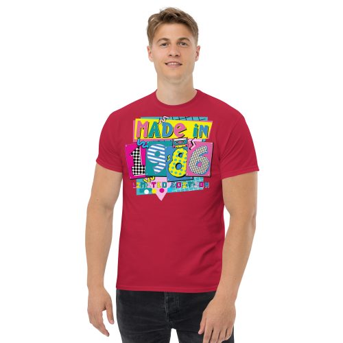 Made in 1986 Retro 80’s T-shirt 1986 Birthday Gift