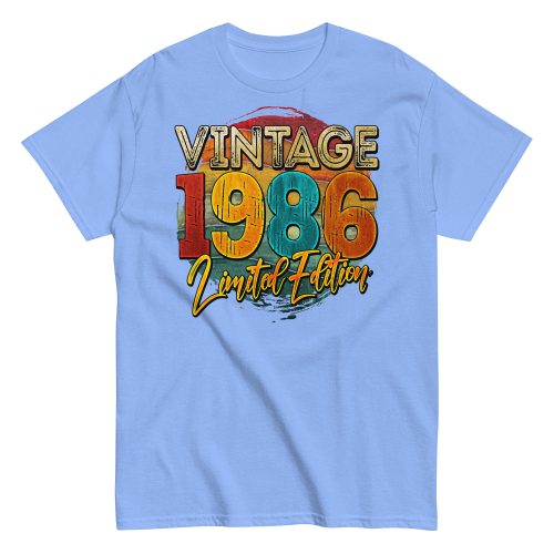 Vintage 1986 Limited Edition Birthday 86 T-shirt