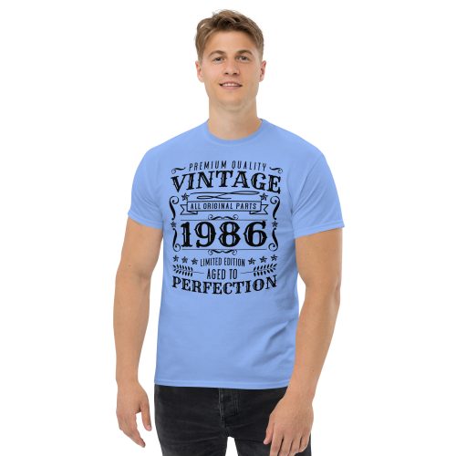 Vintage 1986 Aged To Perfection T-Shirt Birthday Gift