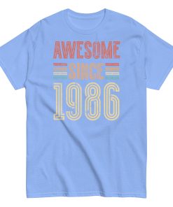 Awesome Since 1986 Retro Birthday Gift T-shirt